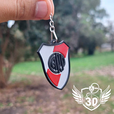 Cinco llaveros River Plate