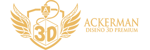 Logo de Ackerman 3D